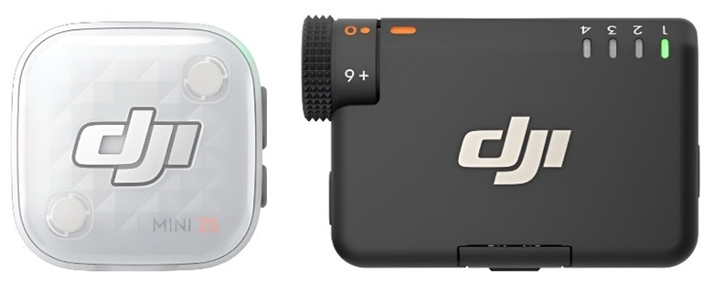 DJI Mic Mini 2S 1TX 1RX - 6937224149403 - Front view