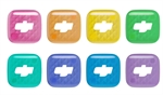 DJI Set de Cubiertas Magnéticas para Mic Mini 2 - Multicolores, Accesorio de Personalización, Paquete de 8 Colores, Estuche de Almacenamiento
