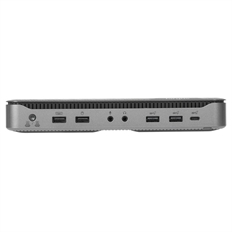 Targus Estación de Acoplamiento - USB-C Dual Host Triple Video, KVM, HDMI, 2 DisplayPort, USB-A, USB-C, RJ45, Negro