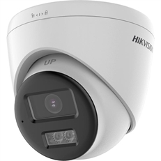 Hikvision DS-2CE78K0T-LTS  - Cámara Analógica para Interior y Exterior, 3MP, Audio Bidireccional, Coaxial, IR 40m, Luz Blanca 40m, Ajuste Manual de Ángulo