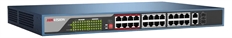 Hikvision DS-3E0326P-E - Switch, 24 Puertos, PoE, 8.8Gbps