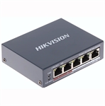 Hikvision DS-3E1105P-EI/M - Switch, 5 Puertos , Fast Ethernet PoE, 1Gbps