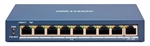Hikvision DS-3E1309P-EI/M(O-STD) - Switch PoE Inteligente Administrable, 8 Puertos, 10/100 Mbps
