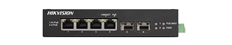 Hikvision DS-3T0506HP-E/HS(O-STD) - Unmanaged Switch, 4 Ports, Gigabit Ethernet PoE and Hi-PoE, 12Gbps