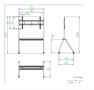 DS-D5ABKY2-M-Mobile-Trolley-Stand-for-Interactive-Display-Silver-Gray-dimencions View