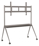  Hikvision DS-D5ABKY2-M  - Mobile Trolley Stand for Interactive Displays, Silver Gray, 75" to 86", Maximum Weight 100Kg, High-quality SPCC steel plate