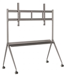  Hikvision DS-D5ABKY2-M  - Mobile Trolley Stand for Interactive Displays, Silver Gray, 75" to 86", Maximum Weight 100Kg, High-quality SPCC steel plate