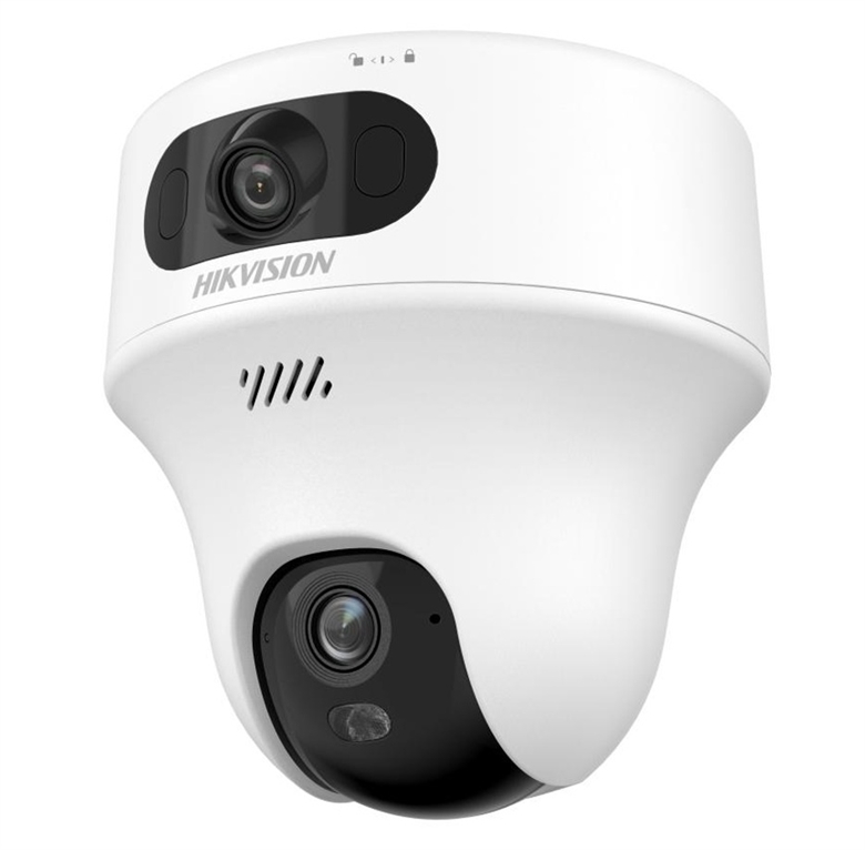 Dual-Lens Wi-Fi 6 Security Camera-Lateral View 2