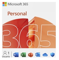 Microsoft 365 Personal  - Descarga Digital/ESD, 1 Usuario, Hasta 5 Dispositivos Simultáneos, 6 Meses, Windows 10, MacOS, Android, iOS