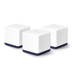 Mercusys Halo H50G - Wi-Fi Mesh, Doble Banda, 2.4/5GHz, 1900Mbps, 3 Nodos