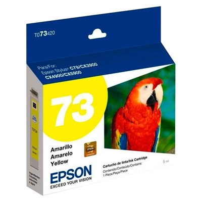 Epson 73 T073420-AL Ink Cartridges Amarillo