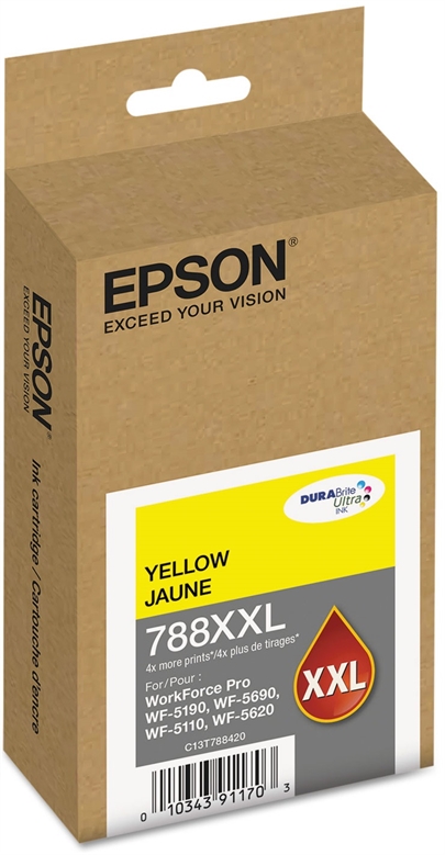 Epson 788XXL View Front Yellow