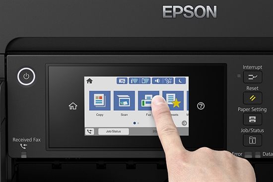 Epson EcoTank L15150 screen view