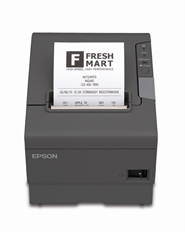 Epson TM-T88V - Impresora de Recibos, Inalámbrica, Monocromática, Gris oscuro