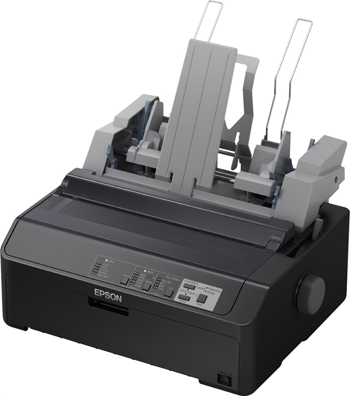 Epson FX-890II - N Network Impact Dot Matrix Printer Vista Frontal Derecha