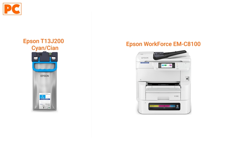 EPSON T13J200 CYAN EXAMPLE VIEW