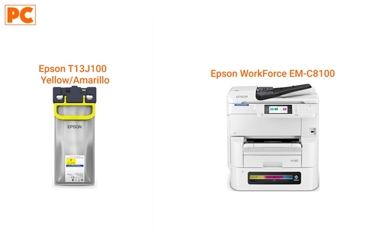 EPSON T13J400 YELLOW EXAMPLE VIEW