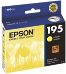 Epson T195 - Cartucho de Tinta Amarilla, 1 Paquete
