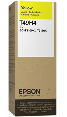 Epson T49H Yellow Ink Bottle box