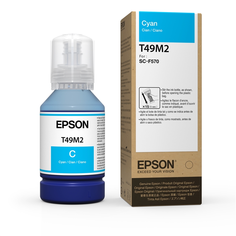 Epson T49M Cyan Ink Bottle
