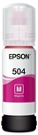 Epson T504 - Botella de Tinta Magenta, 1 Paquete