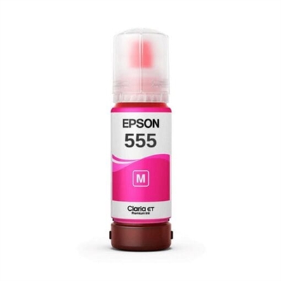 Epson T555 Ink Cartridges magenta frontal view