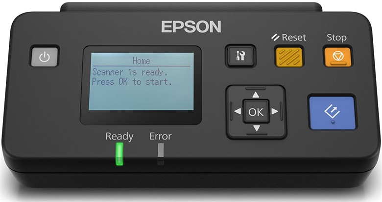 Epson WorkForce DS-870 - Adapter Front View