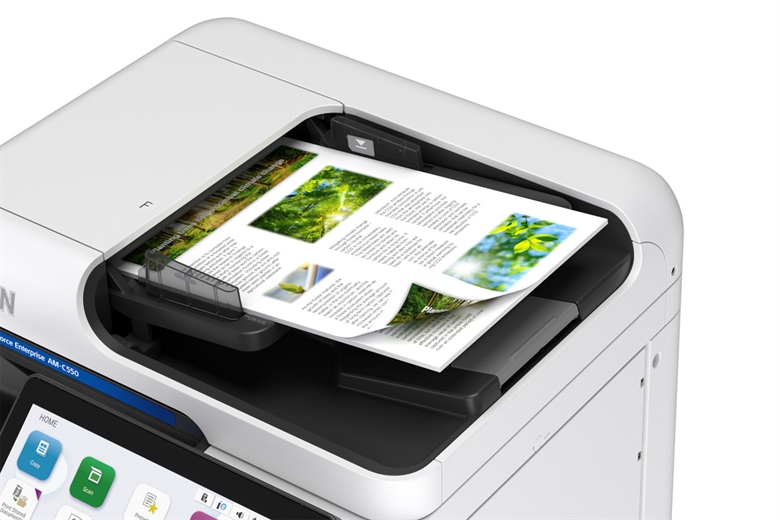 Epson WorkForce Enterprise AM-C550 paper view