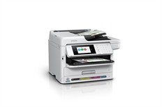 Epson WorkForce Pro WF-C5891 - Impresora de inyección Multifunción, Inalámbrica, Color, Blanco