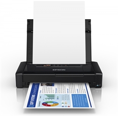 Epson WorkForce WF-100 - Portable Inkjet Printer, Wireless, Color, Black