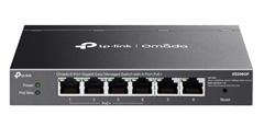 TP-Link Omada ES206GP - Switch de Gestión Sencilla, 6 Puertos, Gigabit Ethernet, PoE+, 12Gbps
