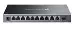 TP-Link Omada ES210GMP - Switch de Gestión Sencilla, 10 Puertos, Gigabit Ethernet, PoE+, 20Gbps