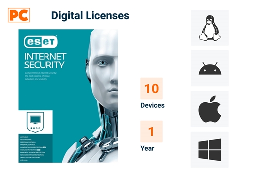 ESET Internet Security english 10devices
