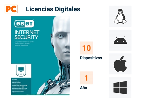 ESET Internet Security english 10dispositivos