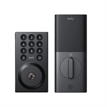 Eufy C30 - Cerradura Inteligente, Lector de Huellas Dactilares, PIN, Llave, Aplicación, Wi-Fi, Negro.