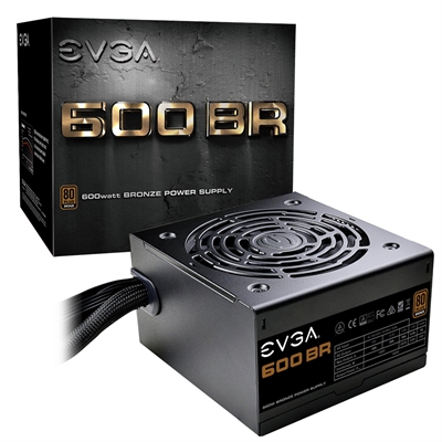 EVGA 600 BR 80 PLUS Bronze Fuente de Poder 600W Vista Principal