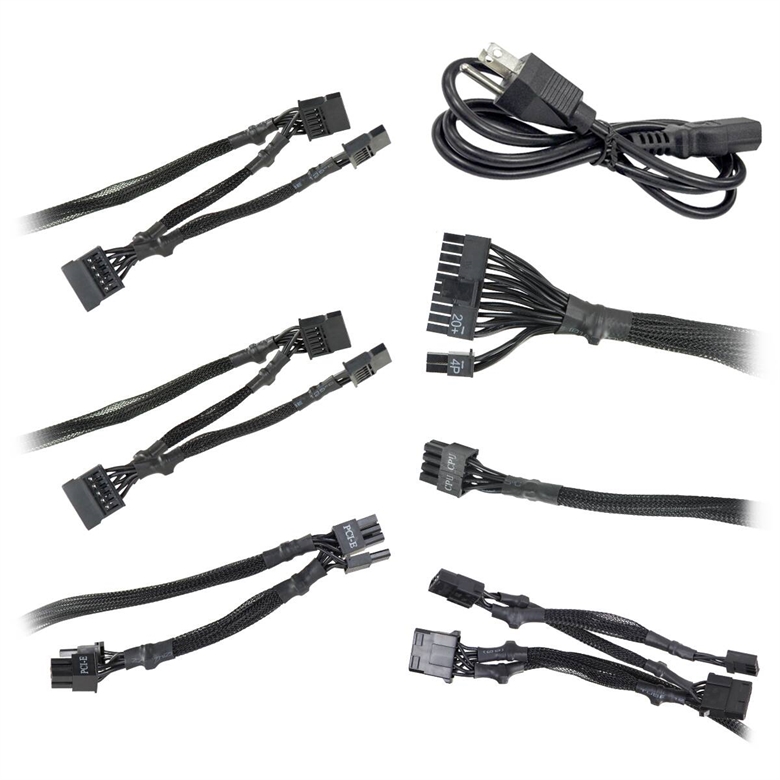 EVGA 650 N1 Power Supply Cables View