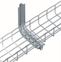 fasl200pg L-Bracket-Fast-Fixing-Support-for-200mm-Wire-Mesh-Cable-Tray-Front View