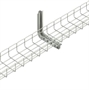fasl200pg L-Bracket-Fast-Fixing-Support-for-200mm-Wire-Mesh-Cable-Tray-Lateral View