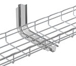 Cablofil Legrand  - Fast Fixing L-Bracket Support with FAS Locking Tabs, 0.17m Height, 300mm Capacity, 0.38m Total Depth without Screws, 35kg Load Capacity