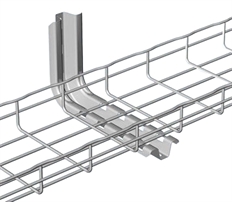 Cablofil Legrand  - Soporte en L de Fijación Rápida con Pestañas de Bloqueo FAS, Altura 0.17m, Capacidad 300mm, Profundidad Total 0.38m sin Tornillos, Capacidad de Carga 35kg