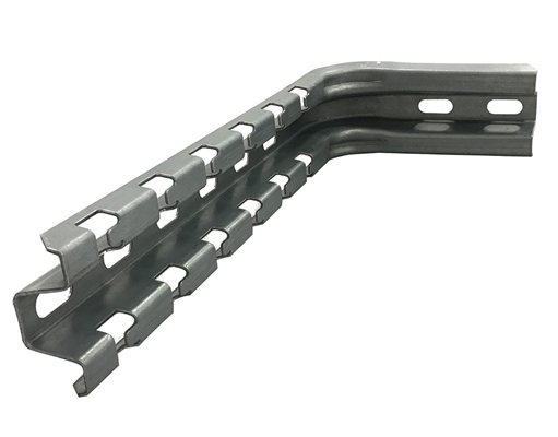 FASL300PG 12-Inch Pre-Galvanized FAS L-Bracket for Wire Mesh Cable Tray-Lateral View