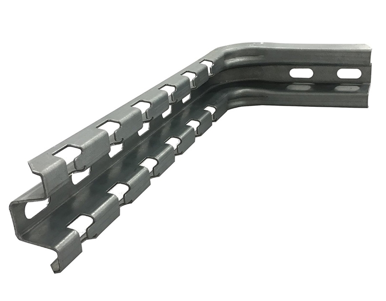 FASL300PG 12-Inch Pre-Galvanized FAS L-Bracket for Wire Mesh Cable Tray-Lateral View