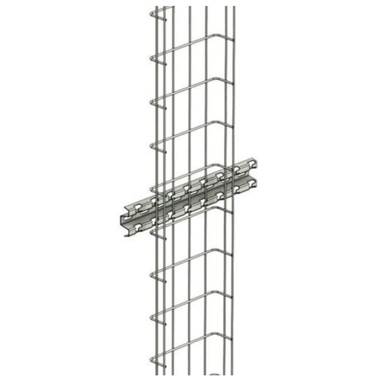 FASP200PG 8-Inch Straight FAS Profile Channel for Wire Mesh Cable Tray-General View
