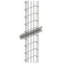 FASP200PG 8-Inch Straight FAS Profile Channel for Wire Mesh Cable Tray-General View