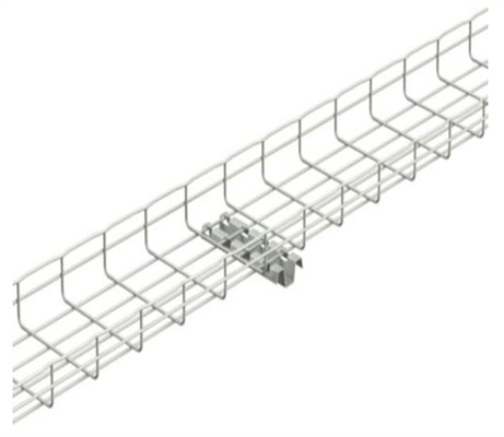 FASP200PG 8-Inch Straight FAS Profile Channel for Wire Mesh Cable Tray-Lateral View