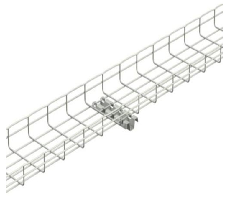 FASP200PG 8-Inch Straight FAS Profile Channel for Wire Mesh Cable Tray-Lateral View