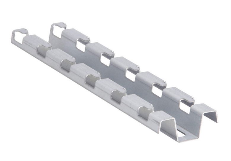 FASP300PG 12-Inch Straight FAS Profile Channel for Wire Mesh Cable Tray-Lateral View