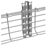 FASP400PG 16-Inch Straight FAS Profile Channel for Wire Mesh Cable Tray-General View