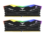 TeamGroup T-Force Delta RGB  - Módulo de Memoria RAM, 48GB (2x24GB), 288-pin DDR5 SDRAM DIMM, Para PC de Escritorio, 7200MHz, CL34